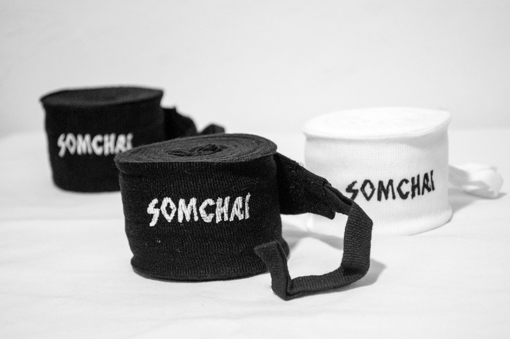 Black and White Somchai Hand Wraps